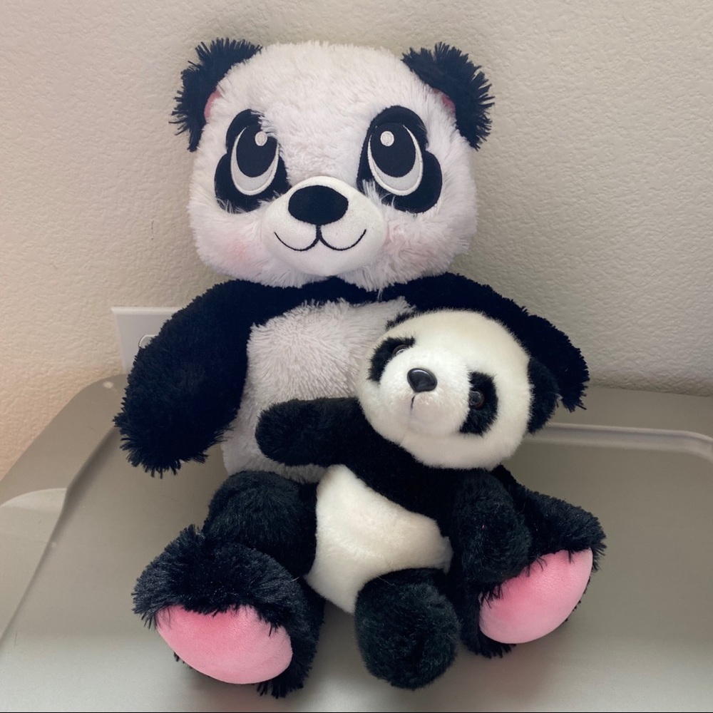 BABW / Build-A-Bear Panda & SD Zoo Panda Bundle